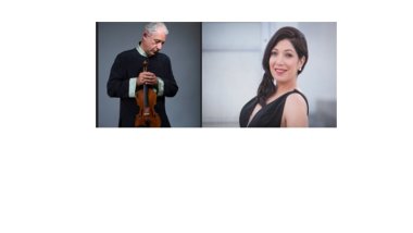 Alex Eisenberg, Violin and Stephanie Sanchez, Mezzo-Soprano