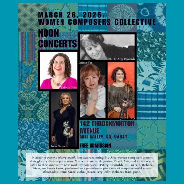 March 26, 2025 Women Composers Collective Noon Concerts
