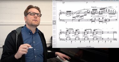 Composer Benjamin Sabey