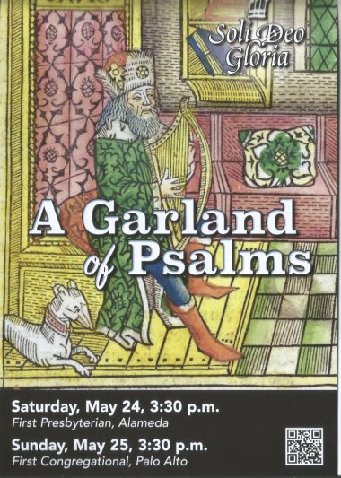 Painting of King David playing a harp