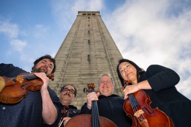 Berkelium String Quartet in their element
