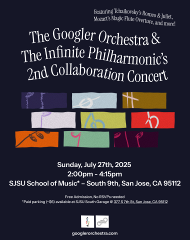 Concert poster with the same information as the event description.