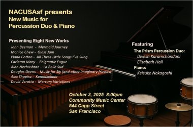 NACUSAsf - Music for Percussion & Piano