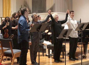 Jon Manasse, clarinet. Jon Nakamatsu, piano. Barbara Day Turner, conductor. Alec Manasse, clarinet. 