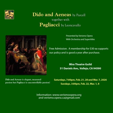 Dido/Pagliacci performance information