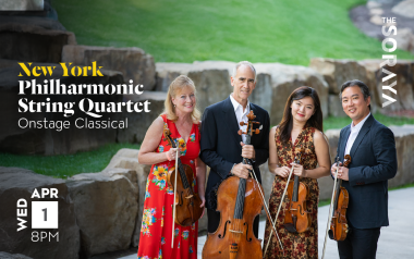 New York Philharmonic String Quartet Onstage Classical Wed Apr 1 | 8pm at The Soraya