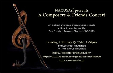NACUSAsf - A Composers & Friends Concert