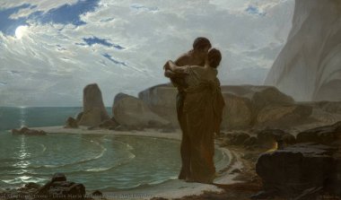 Louis-Marie Baader - Hero and Leander (1866)