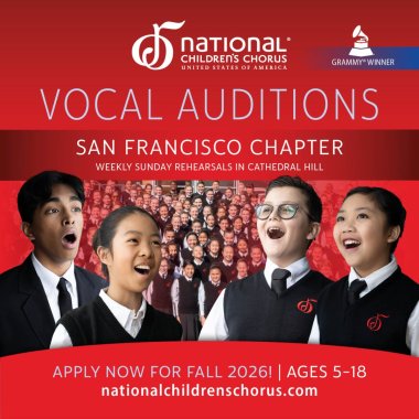 Flyer - SF National Children's Chorus Fall 2026 Auditions