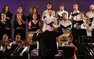 Monteverdi Choir on stage