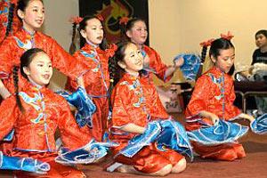 Performers at the Chinese New Year Festival Reception