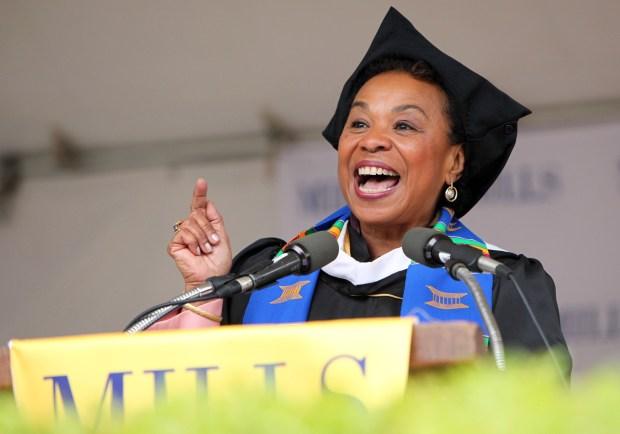 Barbara Lee at Mills