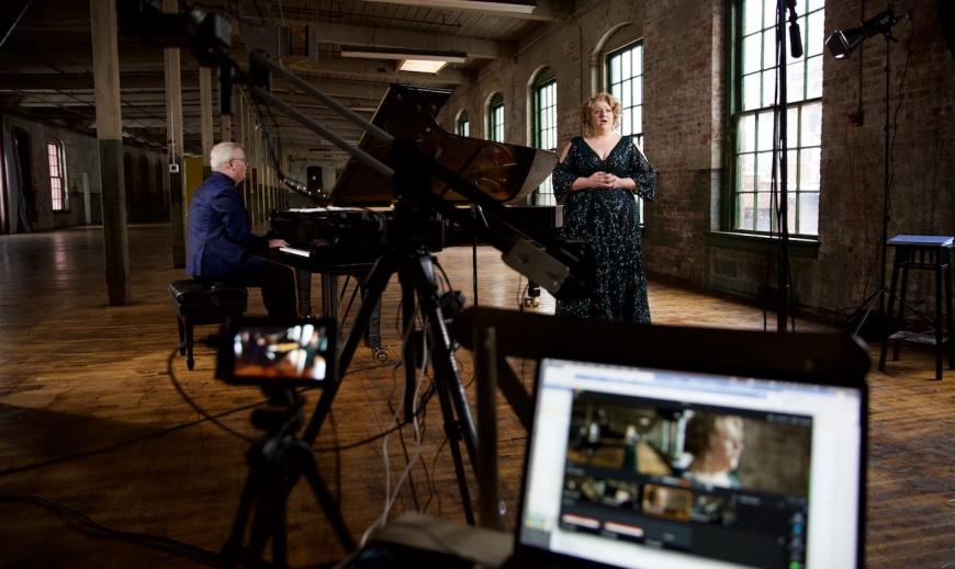 Christine Goerke with pianist Craig Terry