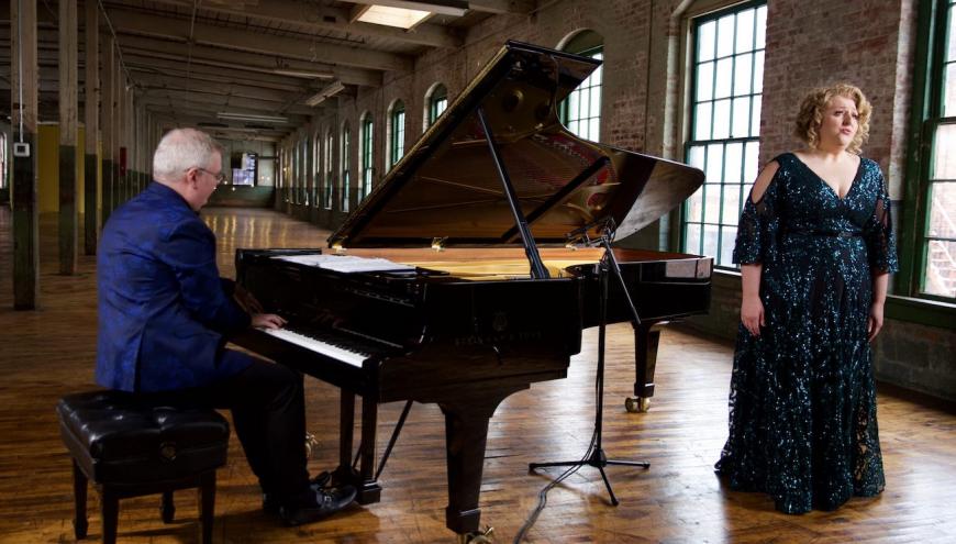 Christine Goerke with pianist Craig Terry