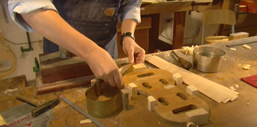 Violin making video