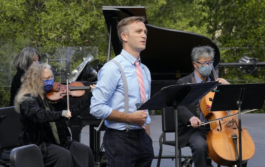 Tenor Chad Somers in "Ten Minutes in the Life or Death Of..."