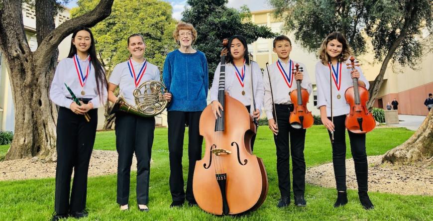 Tyra Cable and CMEA honor band