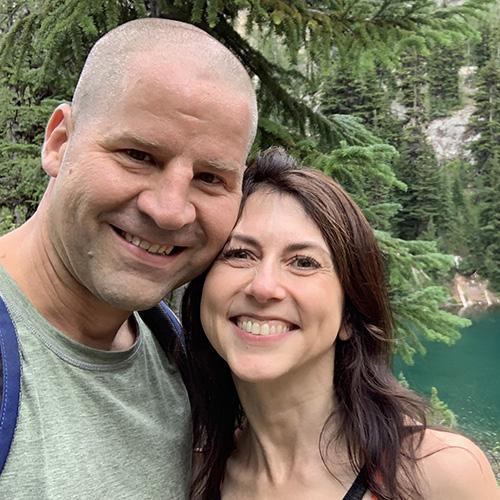 Dan Jewett and MacKenzie Scott