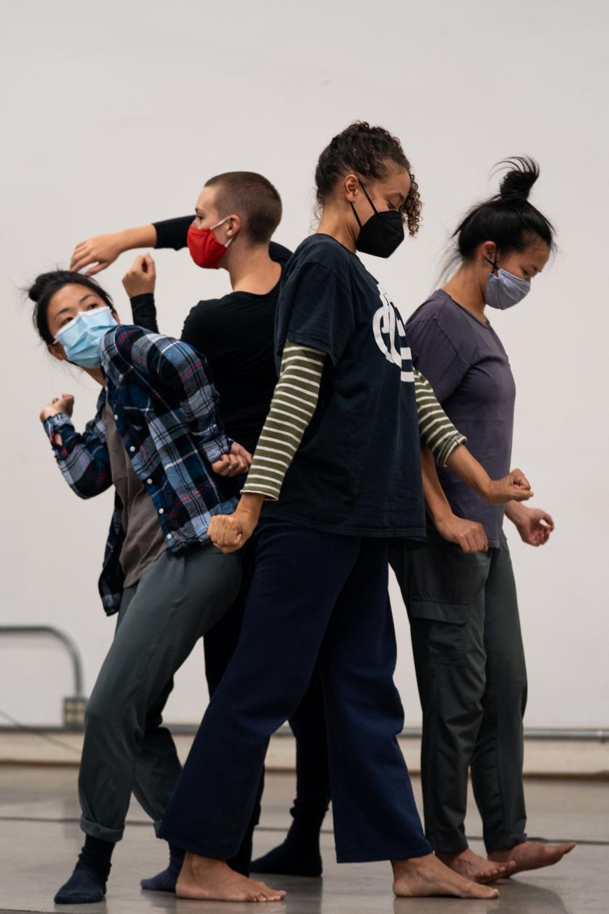 Funsch Dance Experience performers from left, Chinchin Hsu, Emily Hansel, Shareen DeRyan, Nina Wu