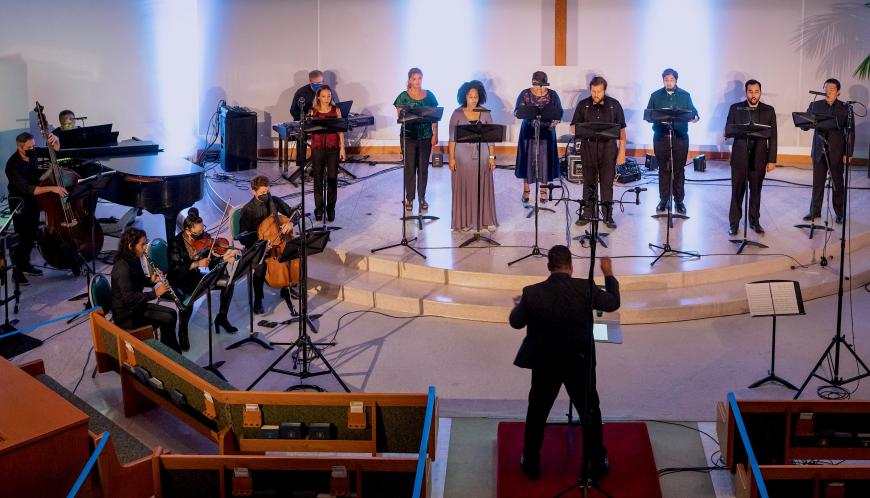 Jacaranda Chamber Ensemble and conductor Anthony Parnther