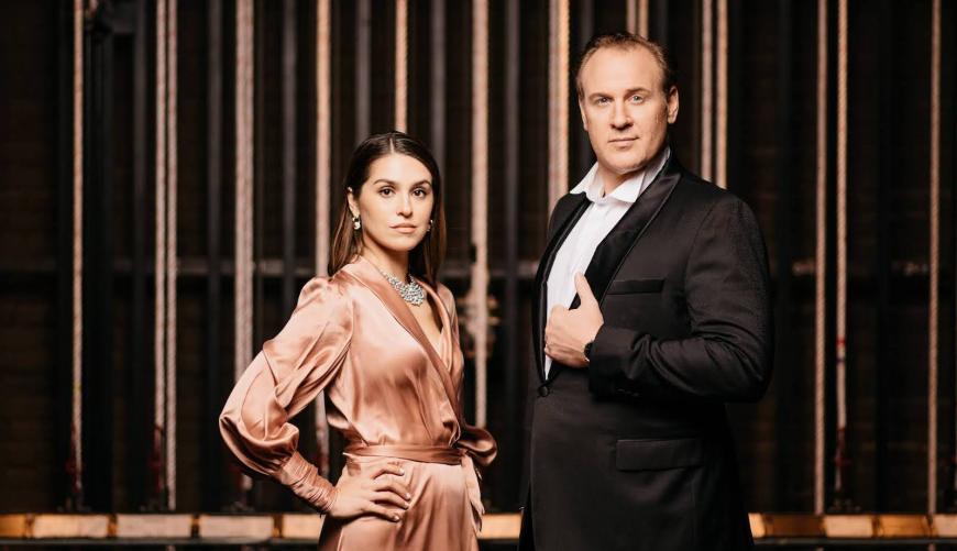 Irina and Lucas Meachem