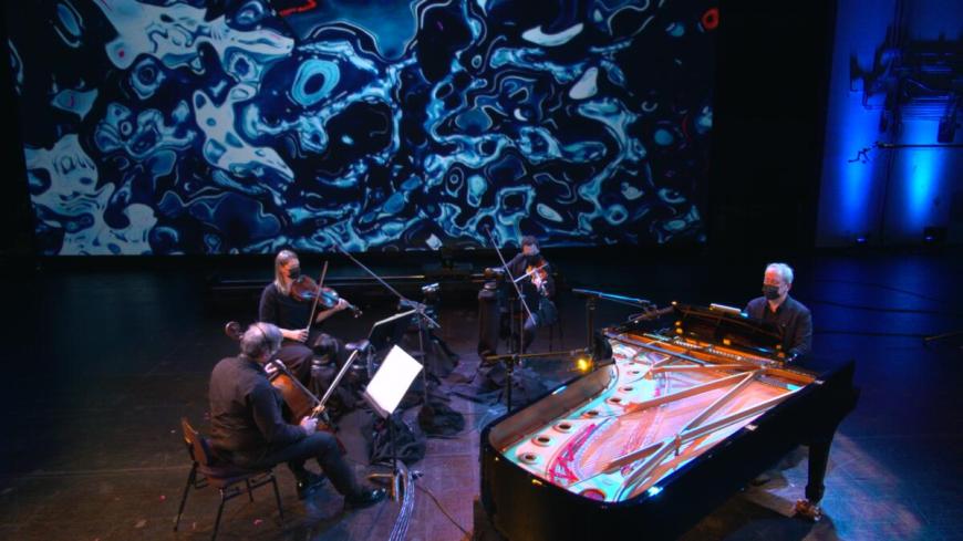 Video still from the latest SoundBox program