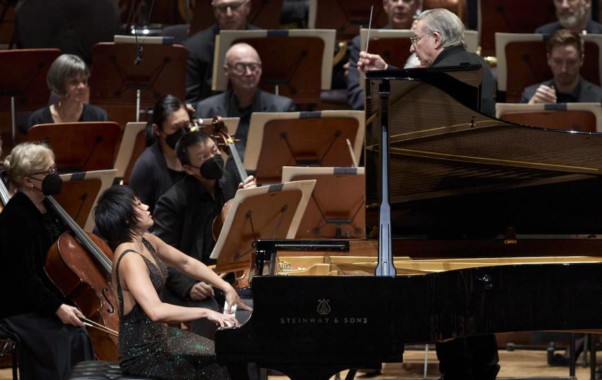 MTT and Yuja Wang with the SF Symphony