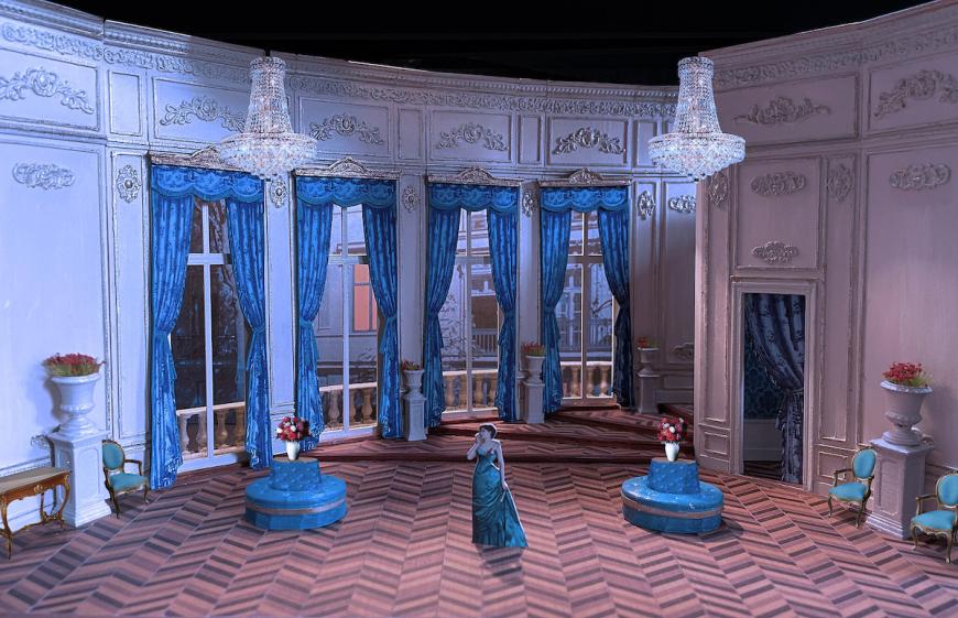 Set model for "La traviata"