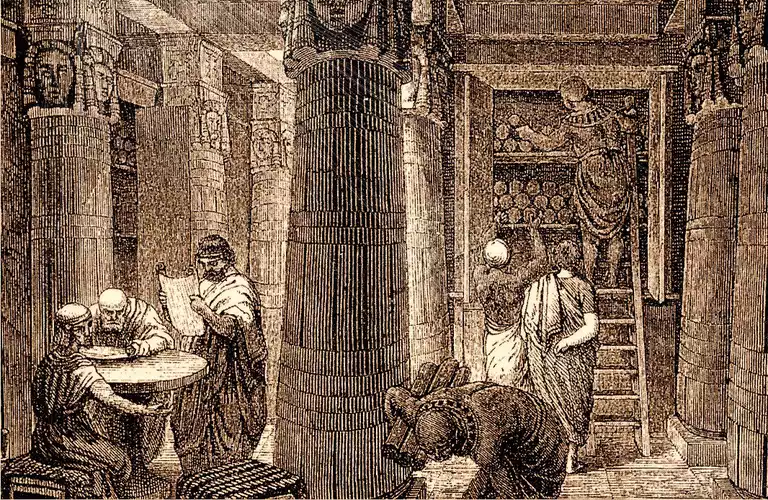 Ancient Library at Alexandria