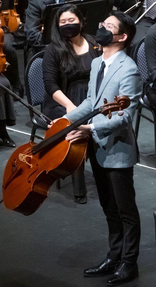 Nathan Chan with the California Symphony