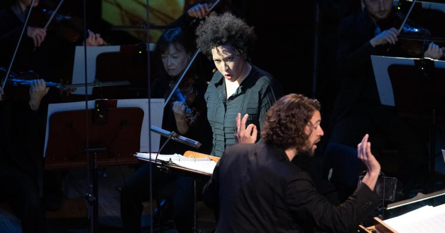 Julia Bullock and Christian Reif with SF Symphony