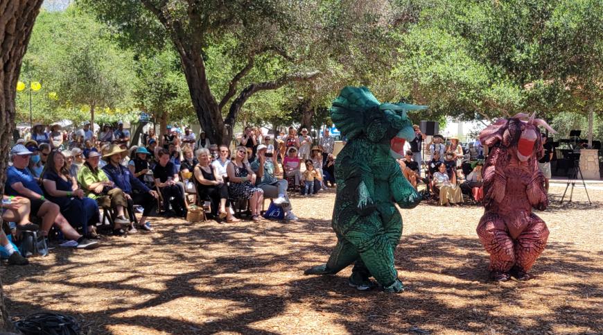 Dancing triceratops