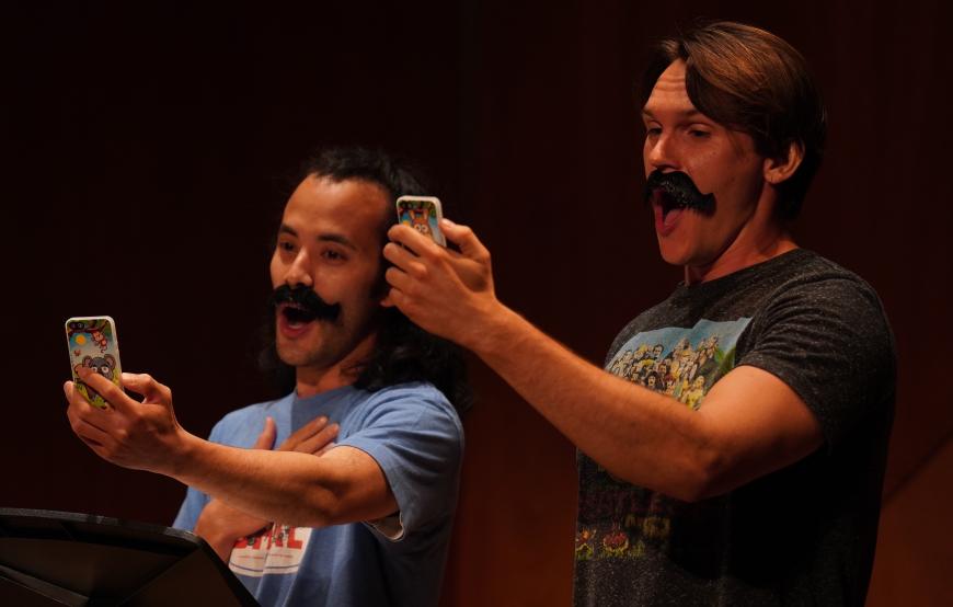 David Castillo and Chris Hunter are Will (Guglielmo) and Frankie (Ferrando)