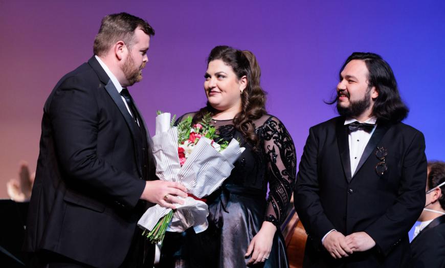 Kyle van Schoonhoven, Shanley Horvitz, and Andres Cascante