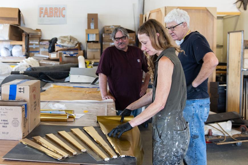 In the SF Opera Scene Shop