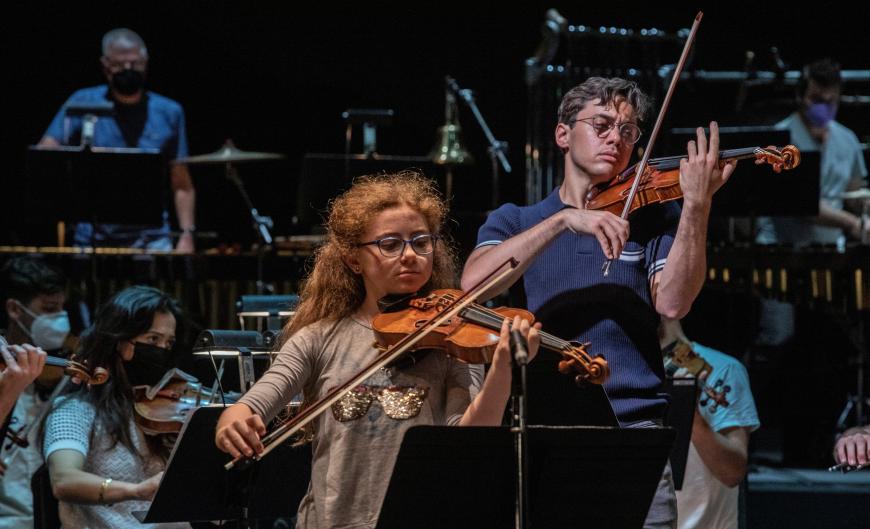 Young violinist