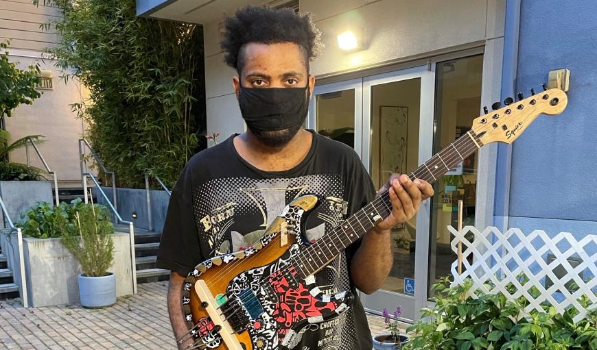 Creativity Explored artist Joseph “JD” Green