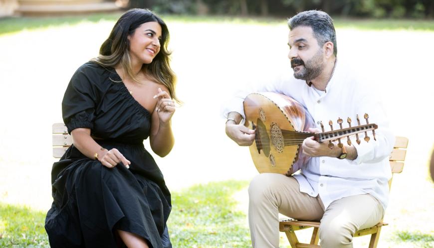 Amina Edris sings at Dahab Island Palace