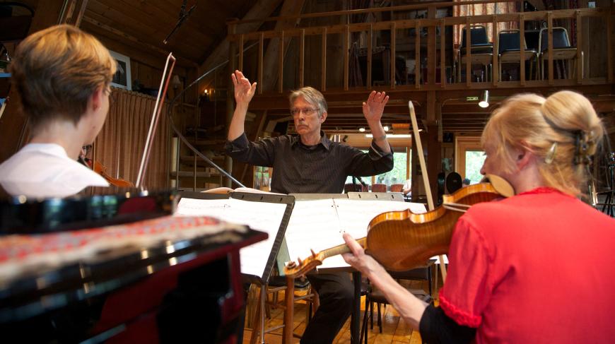 John Harbison conducting