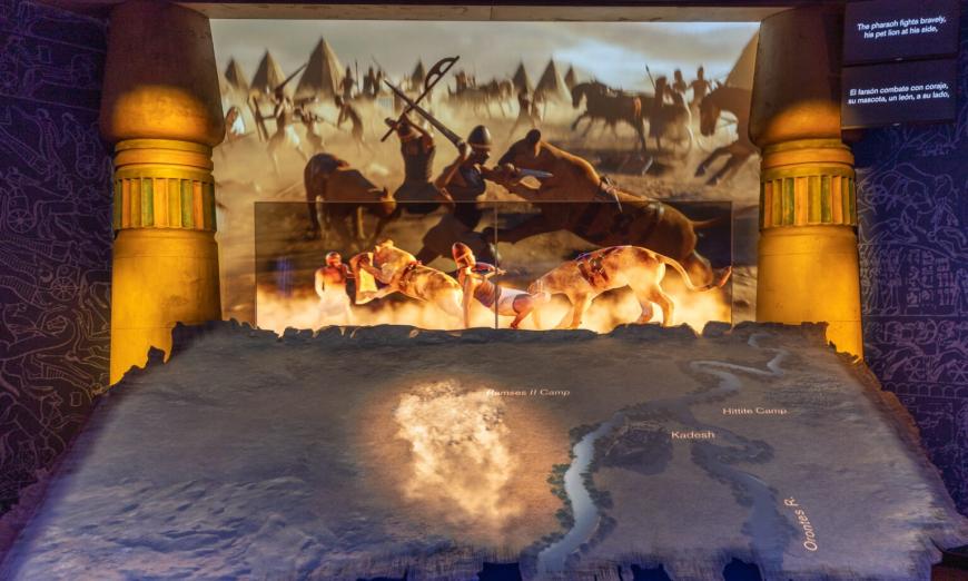 Battle of Kadesh display