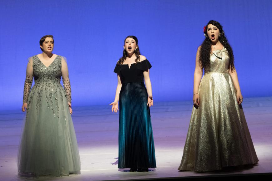 Erin Wagner, Olivia Prendergast, and Maggie Reneé