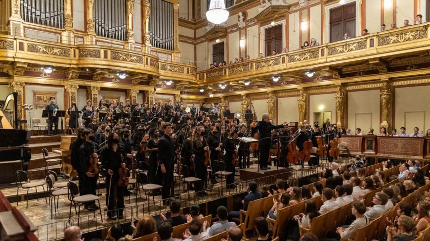 YPSO concert in the Musikverein