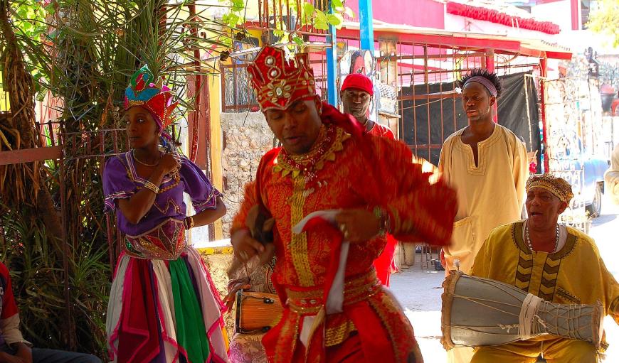 Afro-Cuban drummers