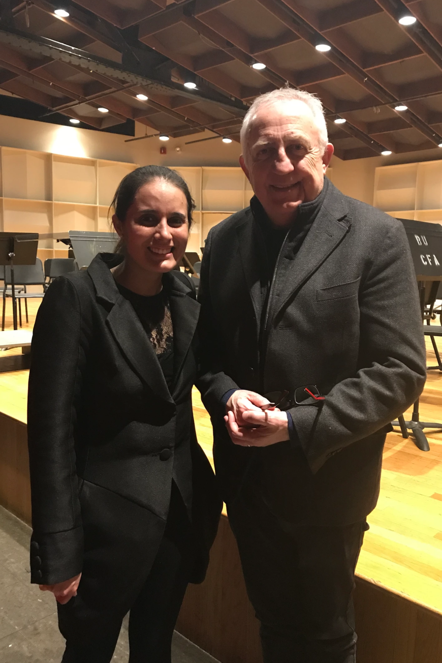 Lina González-Granados with Bramwell Tovey