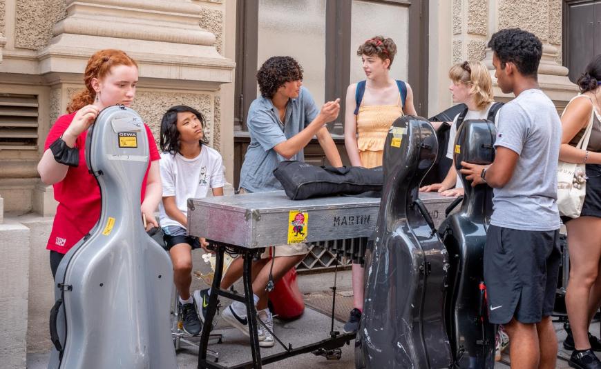 Unloading the instruments