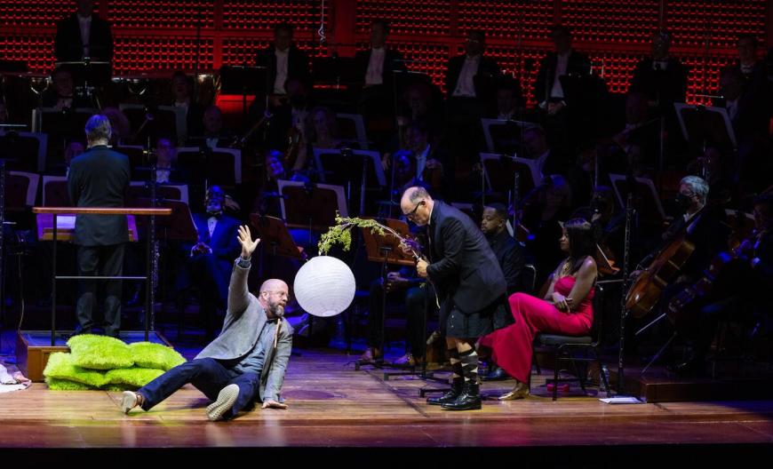 The SF Symphony, members of the African-American Shakespeare Company, and guests