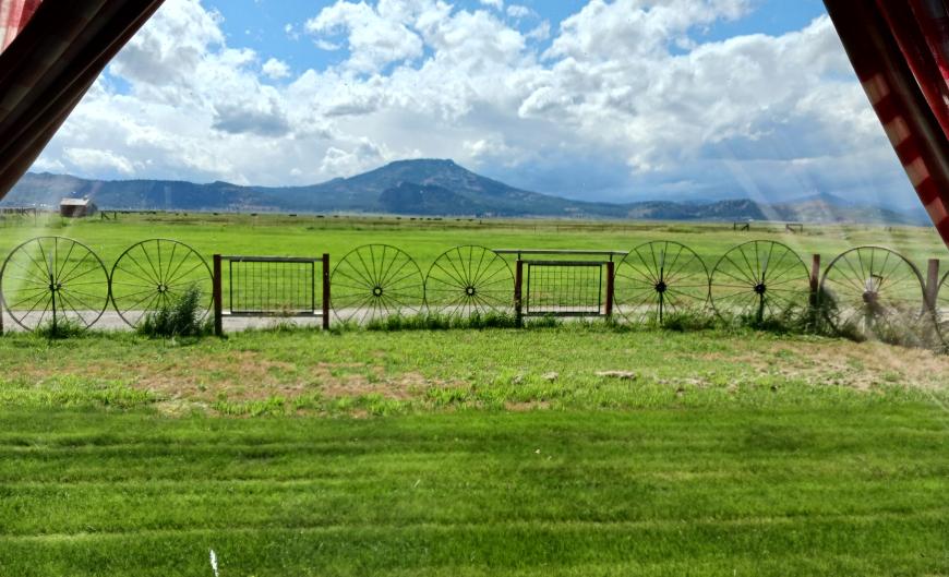 The view from a Sierra Valley ranch