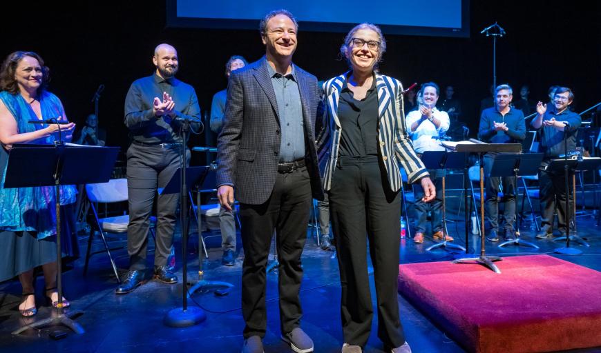 Composer Peter Knell and librettist Stephanie Fleischmann