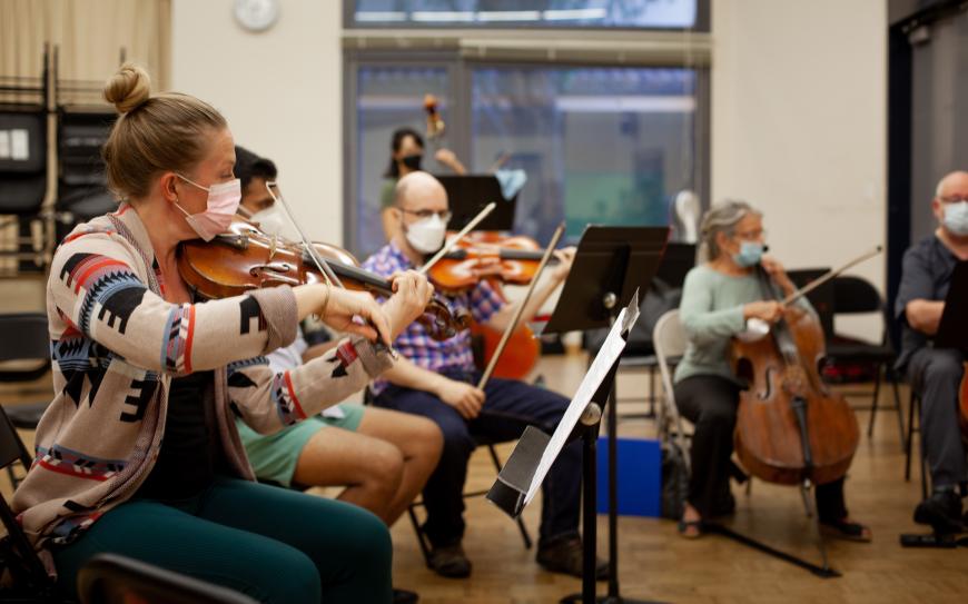 Stanford Medicine Orchestra players