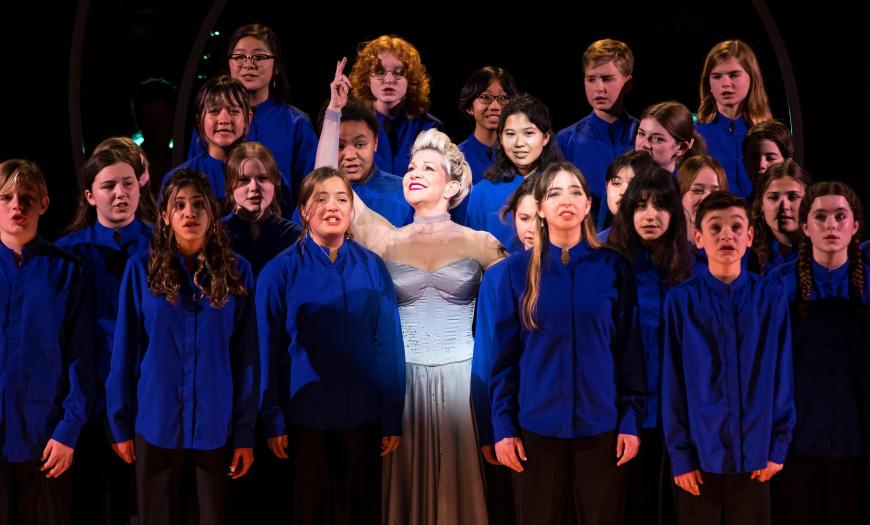 Joyce DiDonato and the Piedmont Easy Bay Children’s Choir
